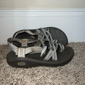 Silver Glitter Chaco Sandal! Size 8 women